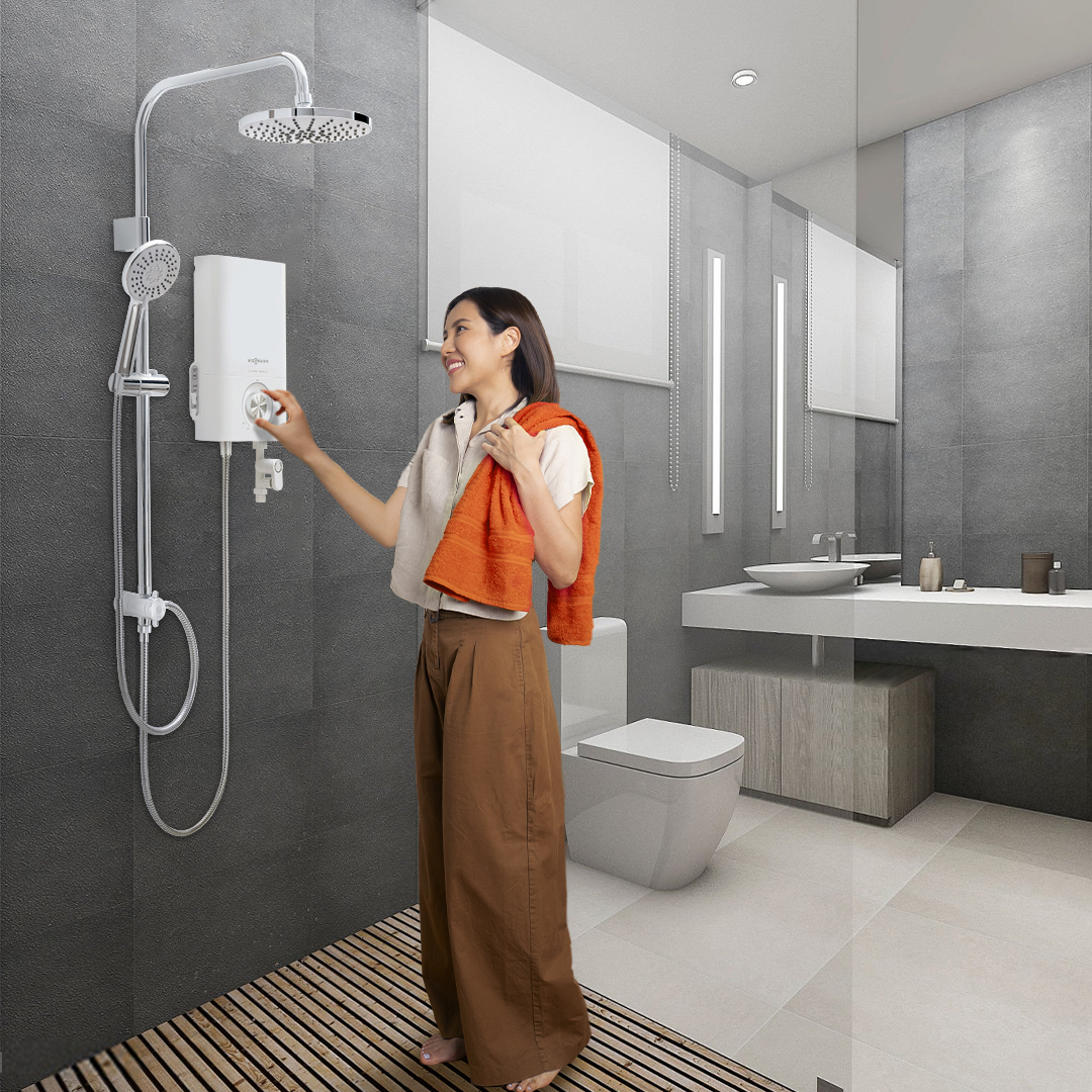 Unit water heater yang sudah berumur